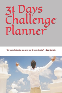 31 Days Challenge Planner