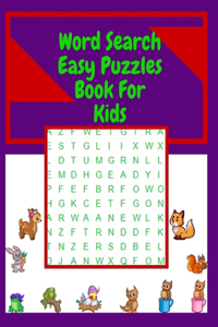 Word Search Easy Puzzles Book For Kids
