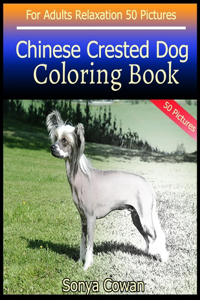 Chinese Crested Dog Coloring Book For Adults Relaxation 50 pictures