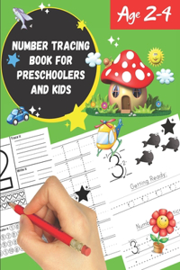 Number tracing Book For Preschoolers And Kids Age 2-4