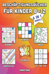 Beschäftigungsbücher für Kinder 8-12