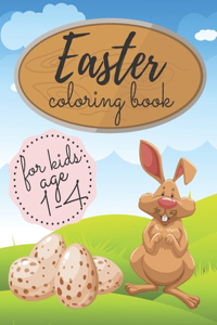 Easter Coloring Book For Kids Age 1-4
