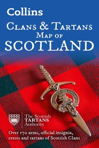 Collins Clans and Tartans Map of Scotland