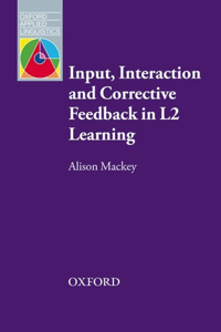 Input, Interaction, and Corrective Feedback in Learning E-Book
