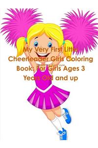 My Very First Little Cheerleader Girls Coloring Book