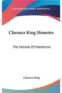 Clarence King Memoirs