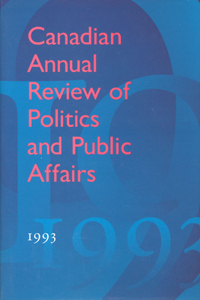 Canadian Annual Review of Politics and Public Affairs