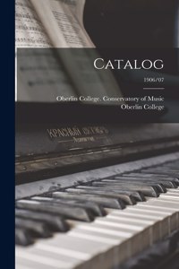 Catalog; 1906/07