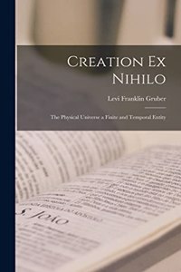 Creation ex Nihilo