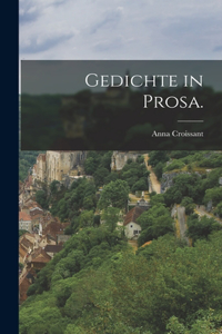 Gedichte in Prosa.