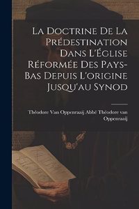 La Doctrine de la Prédestination Dans L'Église Réformée des Pays-Bas Depuis L'origine Jusqu'au Synod