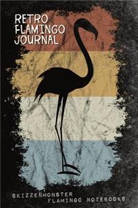 Retro Flamingo Journal