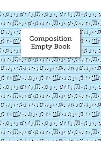 Composition Empty Book