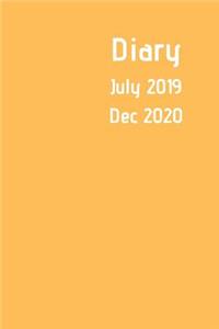Diary July 2019 Dec 2020