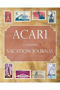 Acari Vacation Journal