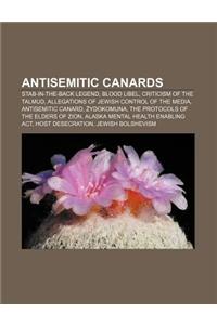 Antisemitic Canards
