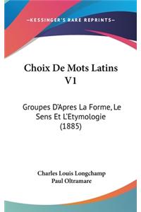 Choix de Mots Latins V1