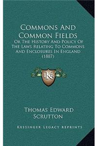 Commons And Common Fields