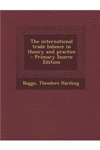 The International Trade Balance in Theory and Practice