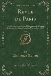 Revue de Paris, Vol. 11