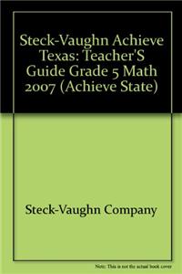 Steck-Vaughn Achieve Texas
