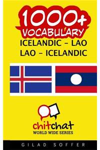 1000+ Icelandic - Lao Lao - Icelandic Vocabulary