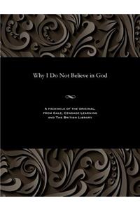 Why I Do Not Believe in God