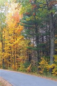 Journal Pretty Fall Colors Country Road