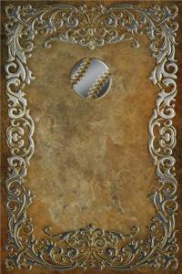 Monogram Baseball Notebook