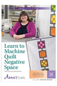 Learn to Machine Quilt Negative Space DVD