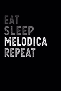 Eat Sleep Melodica Repeat Funny Musical Instrument Gift Idea