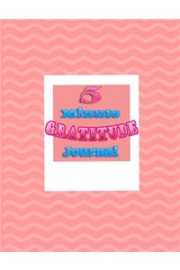 5 minute gratitude journal