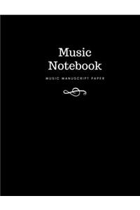 Blank Sheet Music Notebook