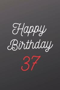 Happy Birthday Notebook Gift