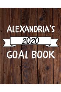 Alexandria's 2020 Goal Book