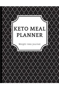 KETO MEAL PLANNER Weight loss journal