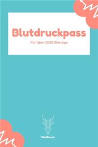 Blutdruckpass - Für über 2000 Einträge