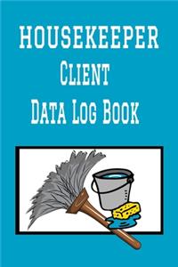 Housekeeper Client Data Log Book