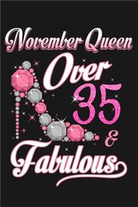 November queen over 35 fabulous.