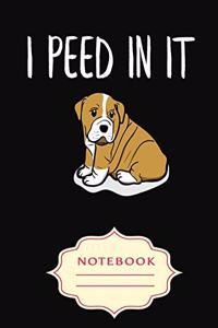 I Peed in It