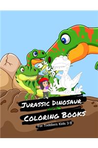 Jurassic Dinosaur Coloring Books For Toddlers Kids 3-8