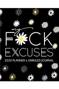 My Fuck Excuses 2020 Planner and Unruled Journal