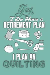 Retirement Plan Quilting Dot Grid