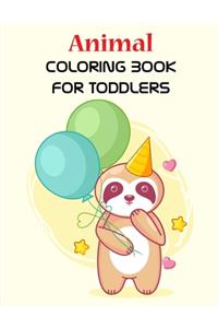 Animal Coloring Book for Toddlers