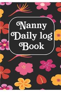 Nanny Daily Log Book