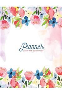 Planner January 2019 - December 2019