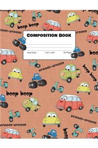 Composition Book Wide Ruled 7.44