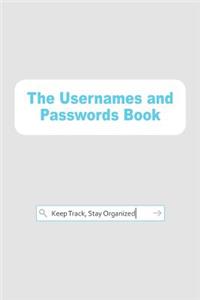 The Usernames and Passwords Book