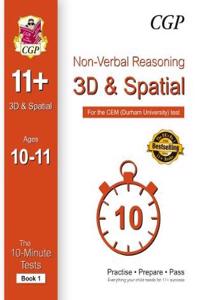 10-Minute Tests for 11+ Non-Verbal Reasoning: 3D and Spatial (Ages 10-11) - Cem Test