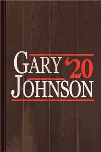 Gary Johnson 2020 Journal Notebook